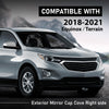 G-PLUS Exterior Mirror Cover Cap Right Passenger Side Compatible with Chevy Equinox GMC Terrain 2018-2021 Chrome