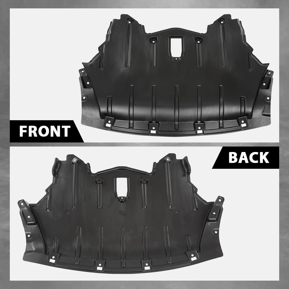 G-PLUS Front Engine Splash Shield Under Panel Compatible with BMW X5 M/Xdrive30i/Xdrive35d/Xdrive35i/Xdrive50i Sport Utility 4-Door 2011-2013 51757233968