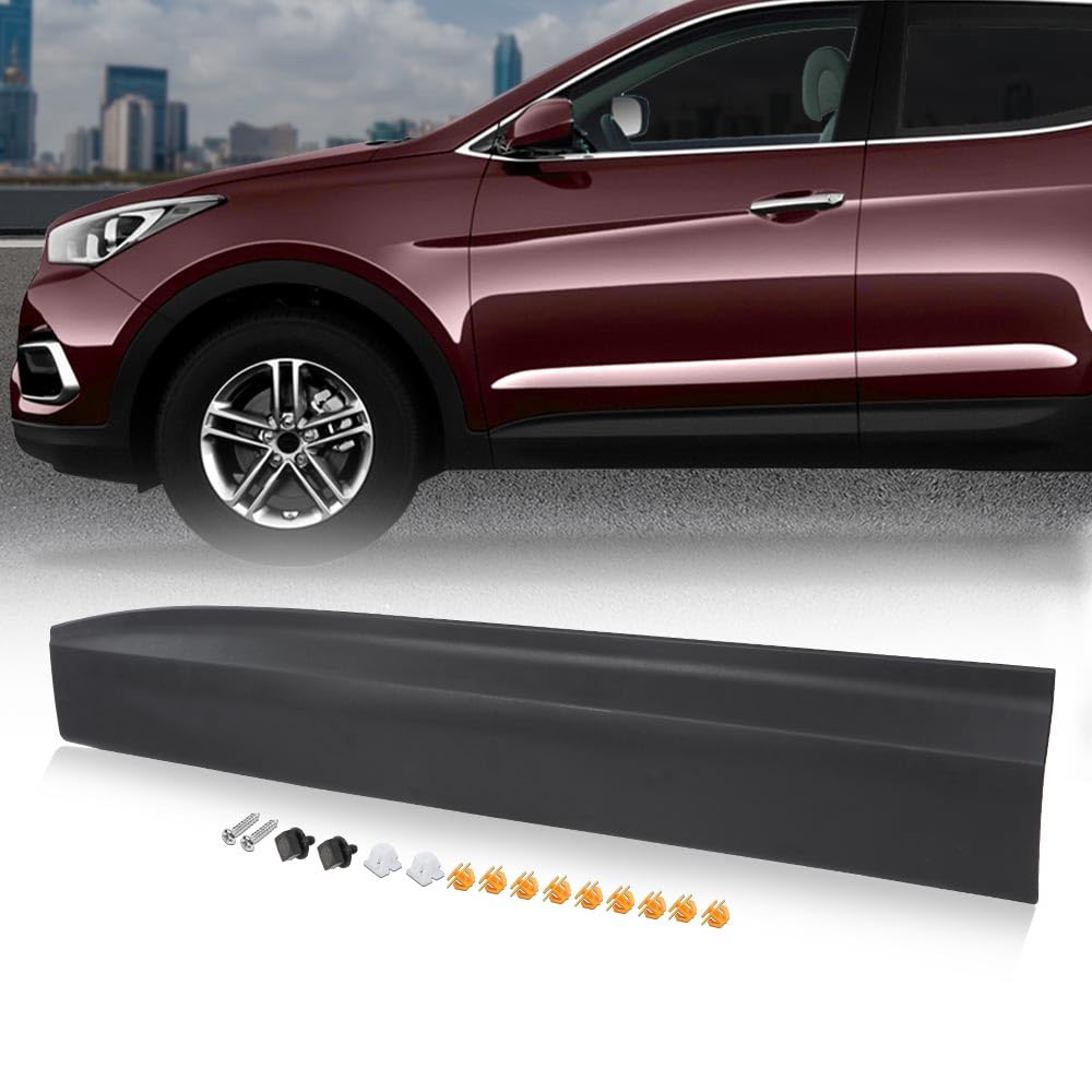 G-PLUS Front Left Door Lower Molding Door Garnish Compatible with Santa Fe Sport 2013 2014 2015 2016 2017 2018 87721-4Z000 877214Z000