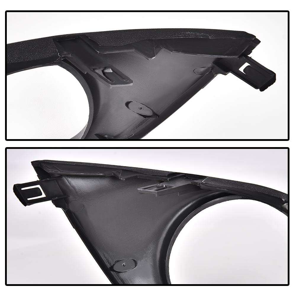 G-PLUS Fog Light Covers Grille Bezel Compatible with 2016 2017 2018 2019 Nissan Sentra Fog Lamp Accessories Cover Driver and Passenger Side 622564AF0B, NI1039142, 622574AF0B, NI1038142