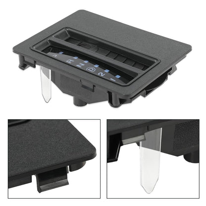 G-PLUS Automatic Floor Shift Indicator Bezel Trim Auto Console Compatible with Jeep Wrangler TJ 1997-2006 06130553 (Black)
