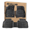 G-PLUS Floor Mats Compatible with Honda Accord 2023-2024 All Weather Full Cover Protection 1st & 2nd Row Liner TPE Car Floor Cargo Liners Accessories Black