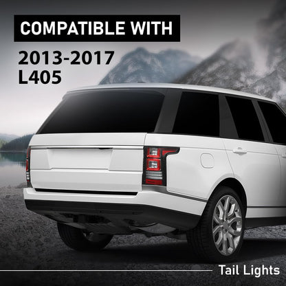 G-PLUS LED Tail Lights Rear Brake Lamp Compatible with Range Rover 2013-2017 Left Driver & Right Passenger Side Tail Lamps LR061659, LR055106 Luces Traseras Rear Brake Lamps Assembly