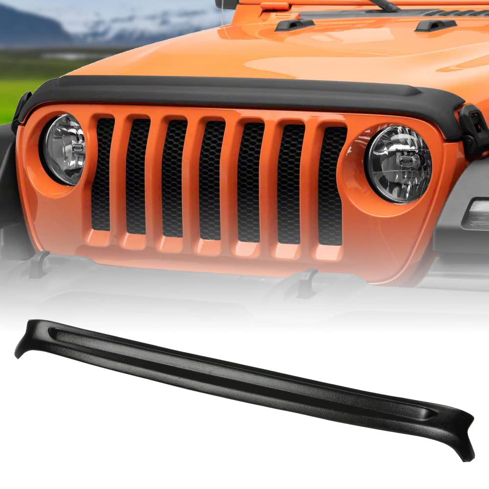 G-PLUS Hood Guard Textured Finish Compatible with Jeep Wrangler JL 2018-2023 Jeep Gladiator 2020-2022