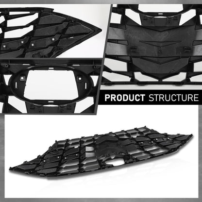 G-PLUS Grille Mesh Upper Grill Without Camera Hole Compatible with Hyundai Sonata Limited/Sport/Laxury/Sel 2020-2022 863A0-L0760