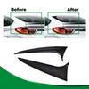 G-PLUS Rear Window Spoiler Side Wing Trim Carbon Black Cover Compatible with 2019-2021 BMW X4