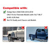 G-PLUS Fender Flares Compatible with Dodge Ram 2500 3500 2010-2017 Not Fit Dually and Chassis Cab Models Pocket Style Wheel Opening Molding Arch Trim 4PCS Black