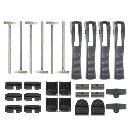 G-PLUS Universal Rear/Front Clamp Cover Hard Canopy Replacement Parts Compatible with Ford/Chevrolet/Toyota/Nissan/Jeep/RAM and so on Hard Tri-Fold Tonneau Cover TSHP01