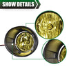 G-PLUS Front Bumper Fog Light Kit Compatible With 2010-2013 Chevy Camaro(NOT Fit For ZL1 Models or RS (RALLY SPORT) Models) GM1038118 GM1039118 Fog Lamps Wiring & Switch Kit (Yellow Lens)