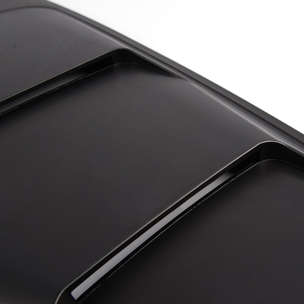 G-PLUS Window Louvers Scoop Cover Vent Replacement For Ford Mustang 2005-2014 1/4 Quarter Black Side