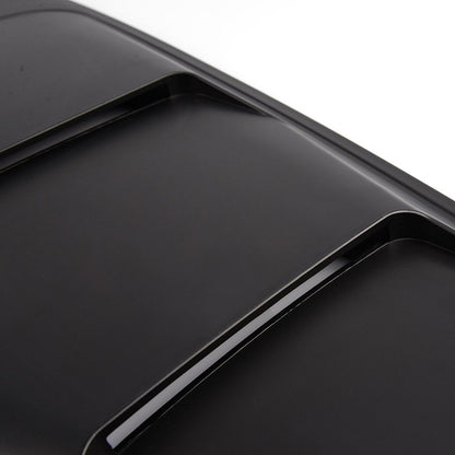 G-PLUS Window Louvers Scoop Cover Vent Replacement For Ford Mustang 2005-2014 1/4 Quarter Black Side