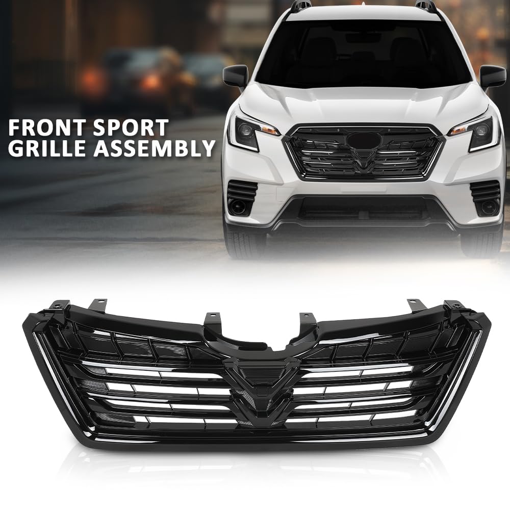 G-PLUS Front Grille Assembly Compatible with Subaru Forester 2022-2024 J1010SJ260