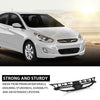 G-PLUS Front Bumper Upper Grille Grill Black Compatible with Hyundai Accent Sedan & Hatchback 2012-2014 Replacement for 863511R000, HY1200161