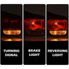 G-PLUS Tail Light Compatible with Chevy Malibu LT/LS/Eco 2013-2015,Fit 2016 Malibu Limited Tail Lamp Left Driver Red/ClearLens Black Housing(3 Plug) Luces Traseras Rear Brake Lamps Assembly