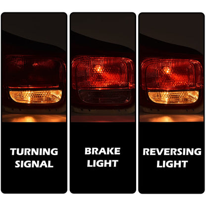 G-PLUS Tail Light Compatible with Chevy Malibu LT/LS/Eco 2013-2015,Fit 2016 Malibu Limited Tail Lamp Left Driver Red/ClearLens Black Housing(3 Plug) Luces Traseras Rear Brake Lamps Assembly
