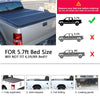 Black T3 Tri-Fold Hard Lock Solid Truck Bed Tonneau Cover Replacement for Dodge Ram 1500 2500 3500 Crew Cab 2009-2018 (19-21 Classic)| 5.7' Extra Short Bed | 2010 2011 2012 2013 2014 2015 2016 2017
