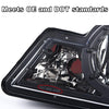G-PLUS Front Bumper Fog Lights Assembly Compatible with 2002-2006 Chevy Avalanche Driving Fog Lamps Replacement Left & Right Side GM2593141 GM2592141 (2002-2006 Avalanche Clear Lens)
