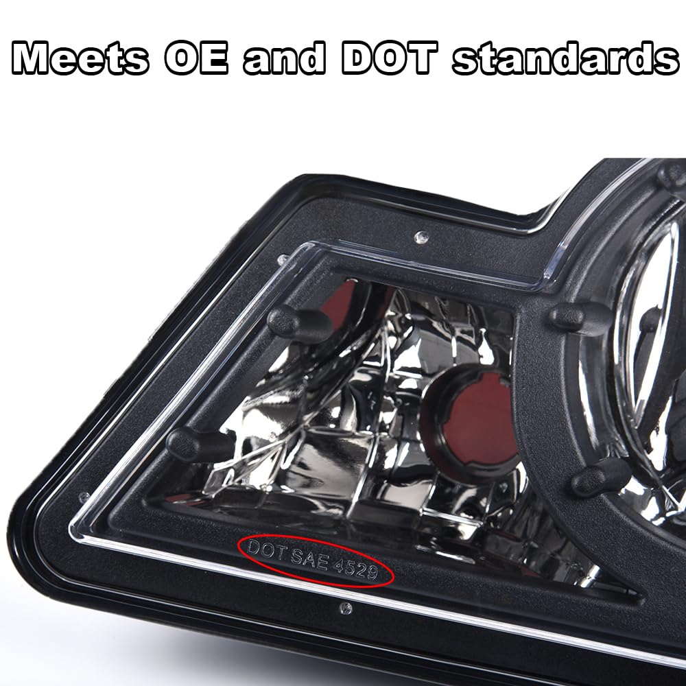 G-PLUS Front Bumper Fog Lights Assembly Compatible with 2002-2006 Chevy Avalanche Driving Fog Lamps Replacement Left & Right Side GM2593141 GM2592141 (2002-2006 Avalanche Clear Lens)