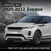 G-PLUS Front Left Upper Fog Light Lamp Strip Cover Trim Compatible with Land Rover Range Rover Evoque 2020-2022