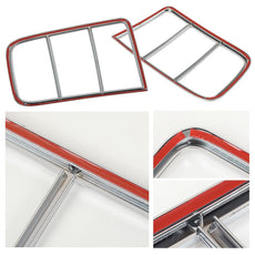 G-PLUS Tail Light Bezel Cover for Ford Mustang 2005-2009 Chrome Style Product Features