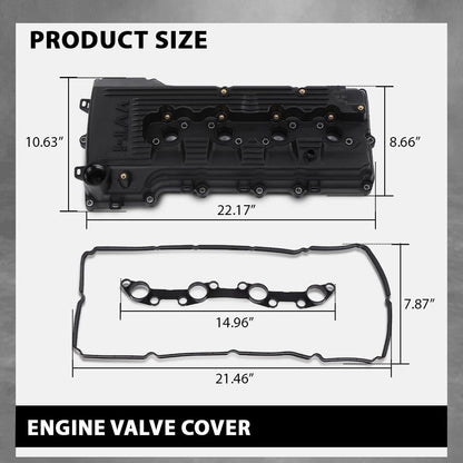 G-PLUS Engine Valve Cover 11201-75055 Compatible with Toyota Tacoma 2005-2015/Fit Toyota 4Runner 2010