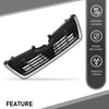G-PLUS Front Bumper Grille Grill W/Chrome Trim Compatible with Subaru Forester 2019-2021 91121SJ110