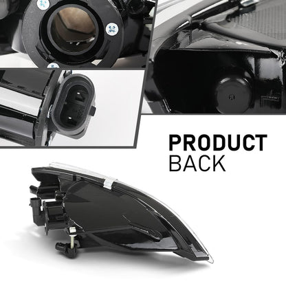 G-PLUS Front Bumper Fog Lights Compatible with Toyota Sienna 2006 2007 2008 2009 2010 Left & Right Clear Lens Chrome Housing 81220AE020, 81210AE020, TO2592122, TO2593122