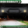 G-PLUS Fog Light Compatible With 2013-2015 Chevy Silverado,OE Style Front Fog Lamp Bezel Cover Shell,A Pair
