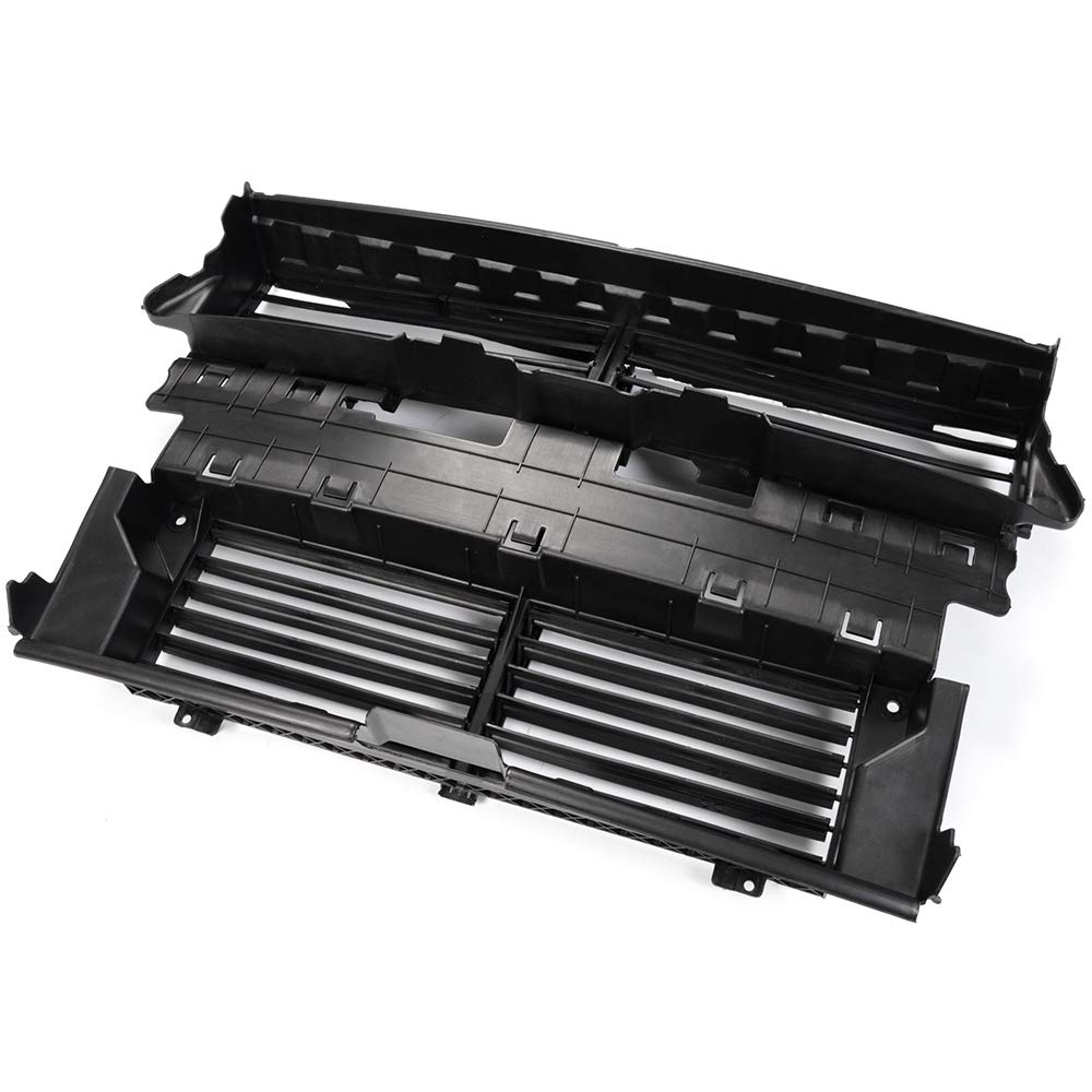 Front Radiator Control Grille Shutter Assembly without Actuator Compatible For Ford Fusion 2013 2014 2015 2016 DS7Z-8475-A