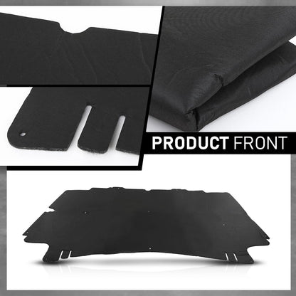 G-PLUS Hood Insulation Pad 1/2" Heat Blanket & Clips Compatible with Dodge Ram 1500 2002-2008/Fit Dodge Ram 2500 3500 2003-2009