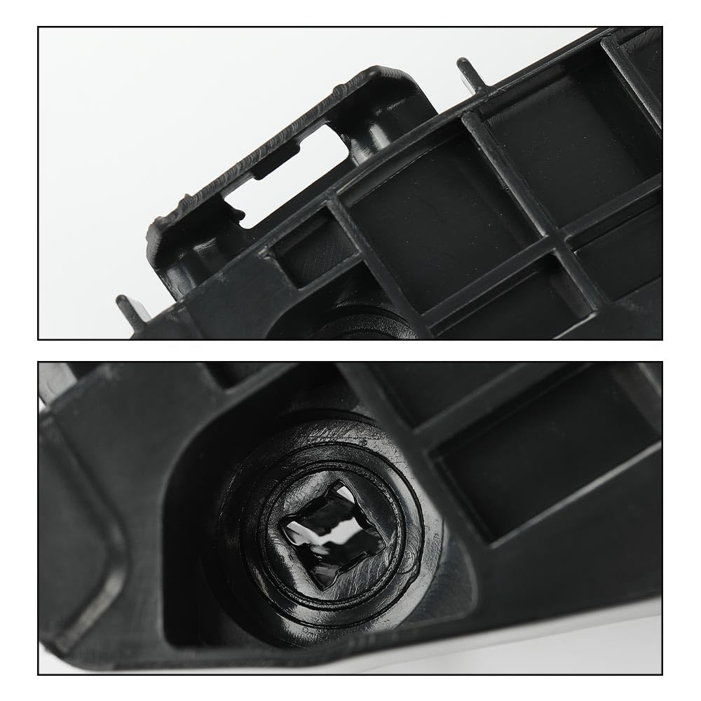 G-PLUS Pair Front Bumper Retainer Bracket Compatible with Toyota Yaris Hatchback 2013 2014 2015 2016 525360D130, 525350D130 Black Smooth Finish