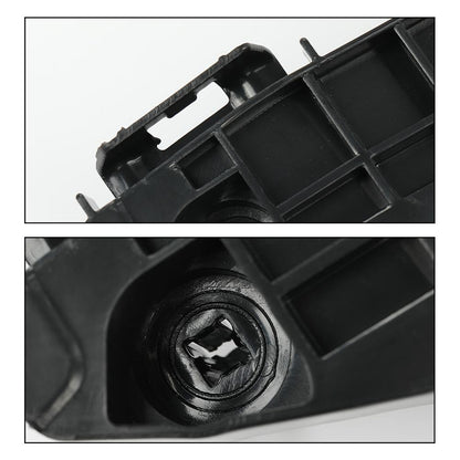 G-PLUS Pair Front Bumper Retainer Bracket Compatible with Toyota Yaris Hatchback 2013 2014 2015 2016 525360D130, 525350D130 Black Smooth Finish