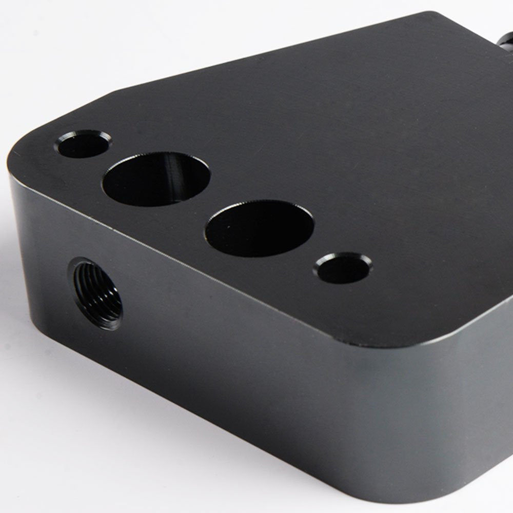 G-PLUS AN10 GM Oil Cooler Adaptor Replacement For BILLET LS1 LS2 LS3 LSX VE HSV VZ DRAG RACE Black