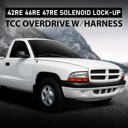 G-PLUS Transmissions Solenoid Lock-up TCC Overdrive w/Harness Compatible with All A500 & A518 Transmissions 1996-1999 Round Plug 8 Pin 12420B JF011E RE0F10A F1CJA