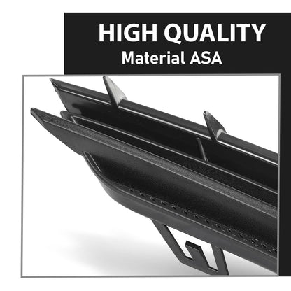 G-PLUS Front Bumper Grille Insert Fog Light Cover Bezel Left Compatible with Lincoln MKC 2015-2019 EJ7Z17E811AA, FO1038172, EJ7Z-17E811-AA Black
