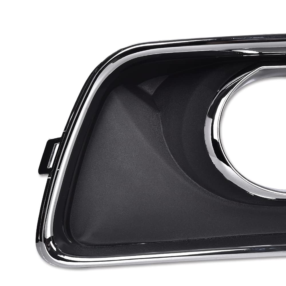 G-PLUS Front Bumper Fog Light Cover Driver and Passenger Side Compatible with Chevy Malibu Eco 2013-2014,Fit Chevy Malibu 2013-2015,Fit Chevy Malibu Limited 2016 Fog Lamp Cover GM1039136 GM1038136