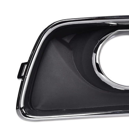 G-PLUS Front Bumper Fog Light Cover Driver and Passenger Side Compatible with Chevy Malibu Eco 2013-2014,Fit Chevy Malibu 2013-2015,Fit Chevy Malibu Limited 2016 Fog Lamp Cover GM1039136 GM1038136