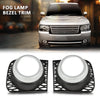 G-PLUS Fog Light Fog Lamp Bezel Trim Front LH RH Compatible with Land Rover Range Rover 2010-2013
