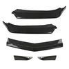 G-PLUS Front Bumper Lip Splitter 1LE Style Compatible with Chevy Camaro LT/LS/RS/SS Models 2016-2023 (Will Not Fit ZL1 Bumper Models) Textured Carbon Fiber Black
