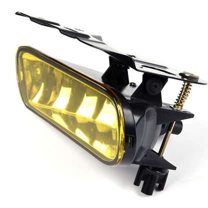 G-PLUS Front Bumper Fog Lights Assembly Compatible With Cadillac Escalade 2002 2003 2004 2005 2006,Driving Fog Lamps w/ 899 12V 37.5W Bulbs(Yellow Lens)