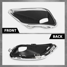 G-PLUS Fog Light Cover Bezel for Jeep Cherokee 2019-2020 Chrome Style Product Image