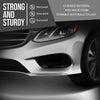 G-PLUS Pair Bumper Face Bar Trims Molding Step Pads Compatible with Benz E550 Base 2014-2017 2078850874, MB1047131 Silver