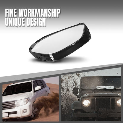 G-PLUS Headlight Lens Cover Compatible with Benz W206 C200 C300 C43 C63 2021 2022 2023 Right Side A2069063003 Front Headlamp Lens Cover Clear Lens