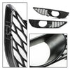 G-PLUS Fog Light Grill Bezel Cover Compatible with 2016-2018 Audi A4 B9 S-LINE only/Fits 2016-2018 Audi S4 B9/NOT Fit models with standard bumper 8W0807681F, 8W0807682F