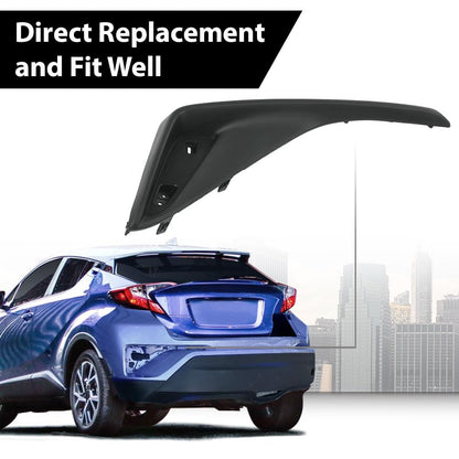 G-PLUS Bumper Insert Cover Plate Bumper Filler Rear Left Drive Side LH Compatible with Toyota CHR Nightshade 2021-2022/ Fits Toyota CHR XLE 2018-2022 52164F4020 TO1138101