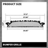 G-PLUS Bumper Grille Black Center Compatible with Benz C300 C43 AMG C450 AMG 4Matic 2015-2018, Fit For Models With AMG Styling Package 2058852123