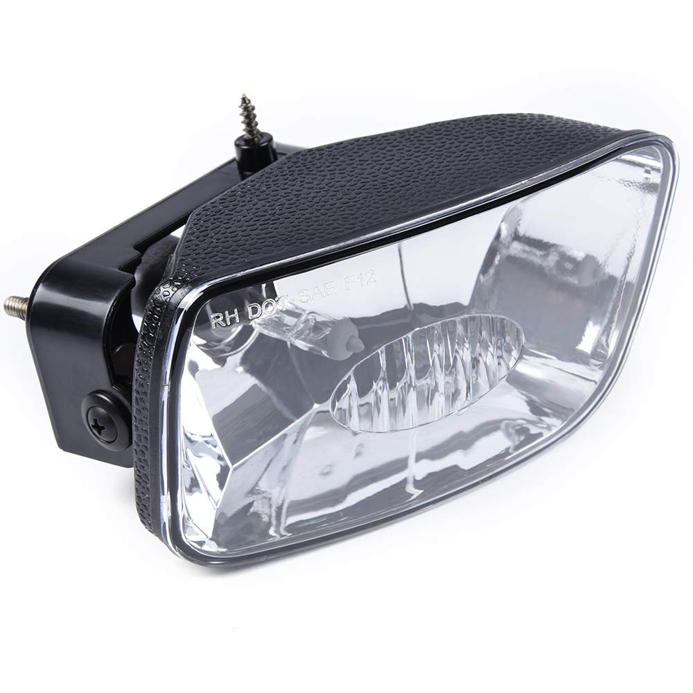 G-PLUS Bumper Fog Lights Compatible With 02-09 Chevy Trailblazer,Driving Fog Lamps W/o Wiring Harness Driver & Passenger Side Clear Lens