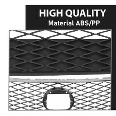 G-PLUS Front Upper Lower Grille 2PCS Set for Lexus RX350 2013-2015 Chrome Black Product Image