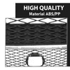 G-PLUS Front Upper Lower Grille 2pc Set Compatible with LX RX350 2013-2015 531120E110, LX1036108, 531010E150, LX1200178 Chrome Black