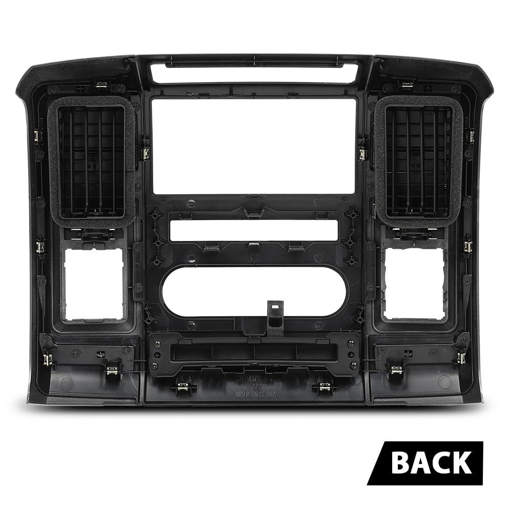 G-PLUS Radio Climate Control Bezel Trim Center Vent Compatible with Dodge Ram 2009 2010 2011 2012 Silver